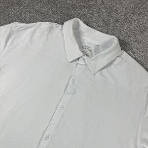 True Classic Dress Shirt Mens XXL Soft Stretch Button Up Cotton Spandex Workwear